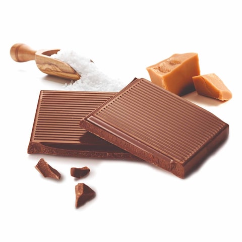 The Belgian Milk Salted Caramel Chocolate Bar 100G